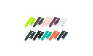 22mm Silicone Watch Strap Pack of 10