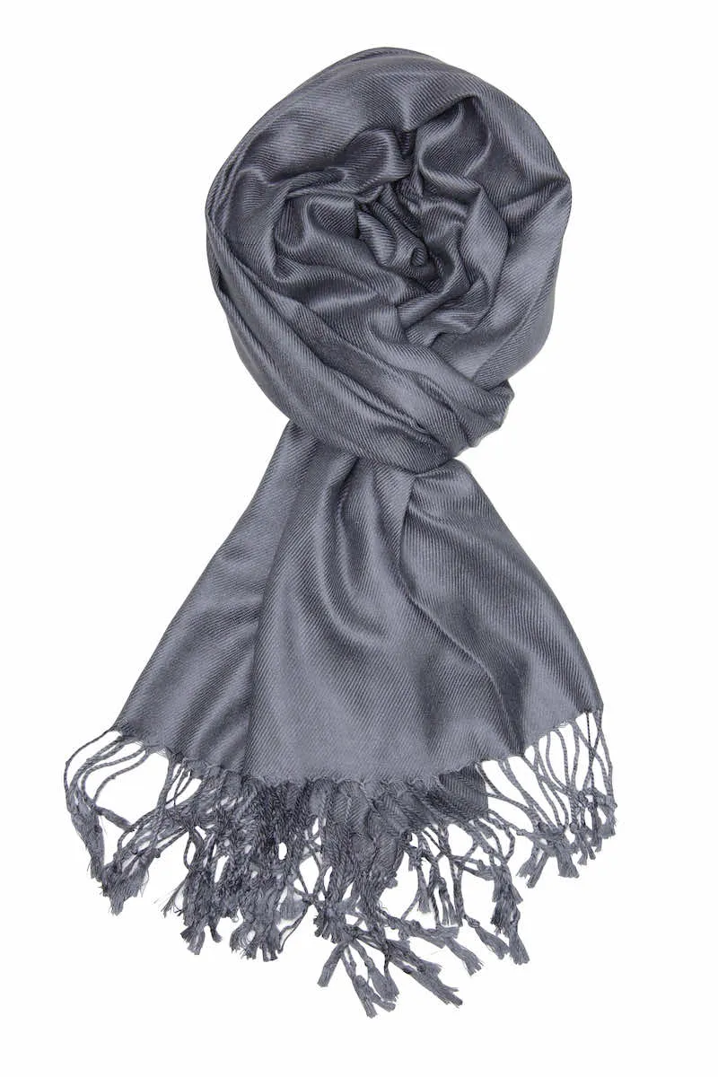 Achillea Large Soft Silky Pashmina Shawl Wrap Scarf in Solid Colors (35 Colors) Group 2