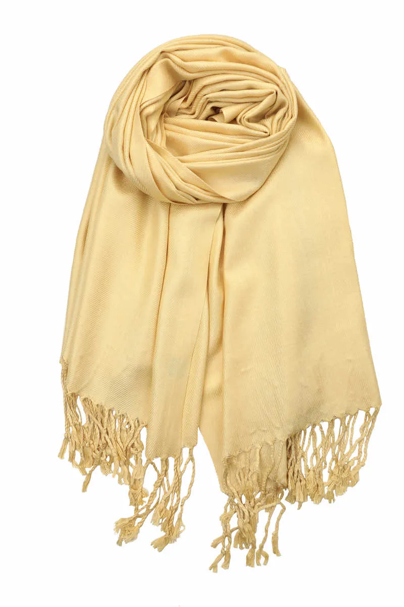 Achillea Large Soft Silky Pashmina Shawl Wrap Scarf in Solid Colors (35 Colors) Group 2