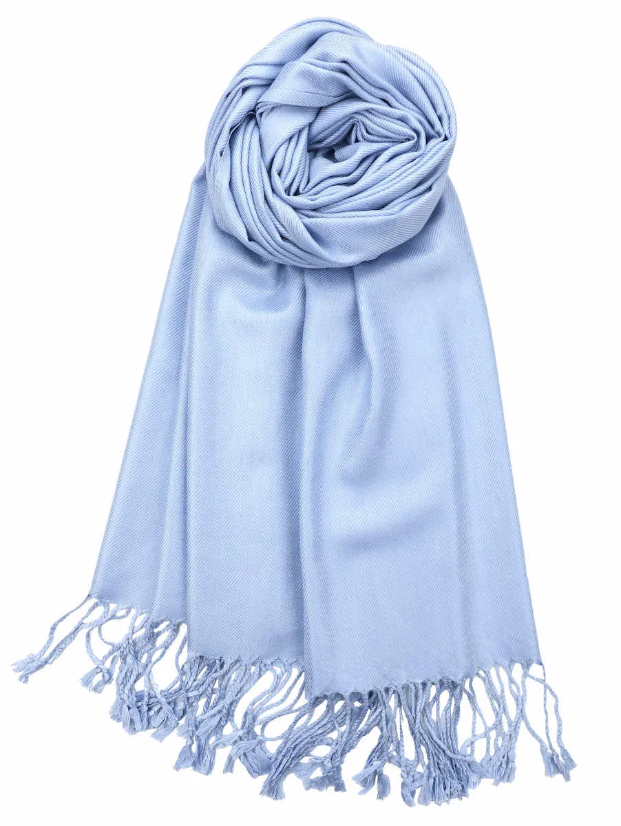 Achillea Large Soft Silky Pashmina Shawl Wrap Scarf in Solid Colors (35 Colors) Group 2