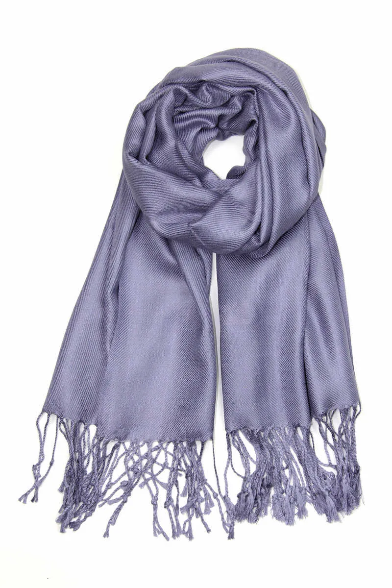 Achillea Large Soft Silky Pashmina Shawl Wrap Scarf in Solid Colors (35 Colors) Group 2