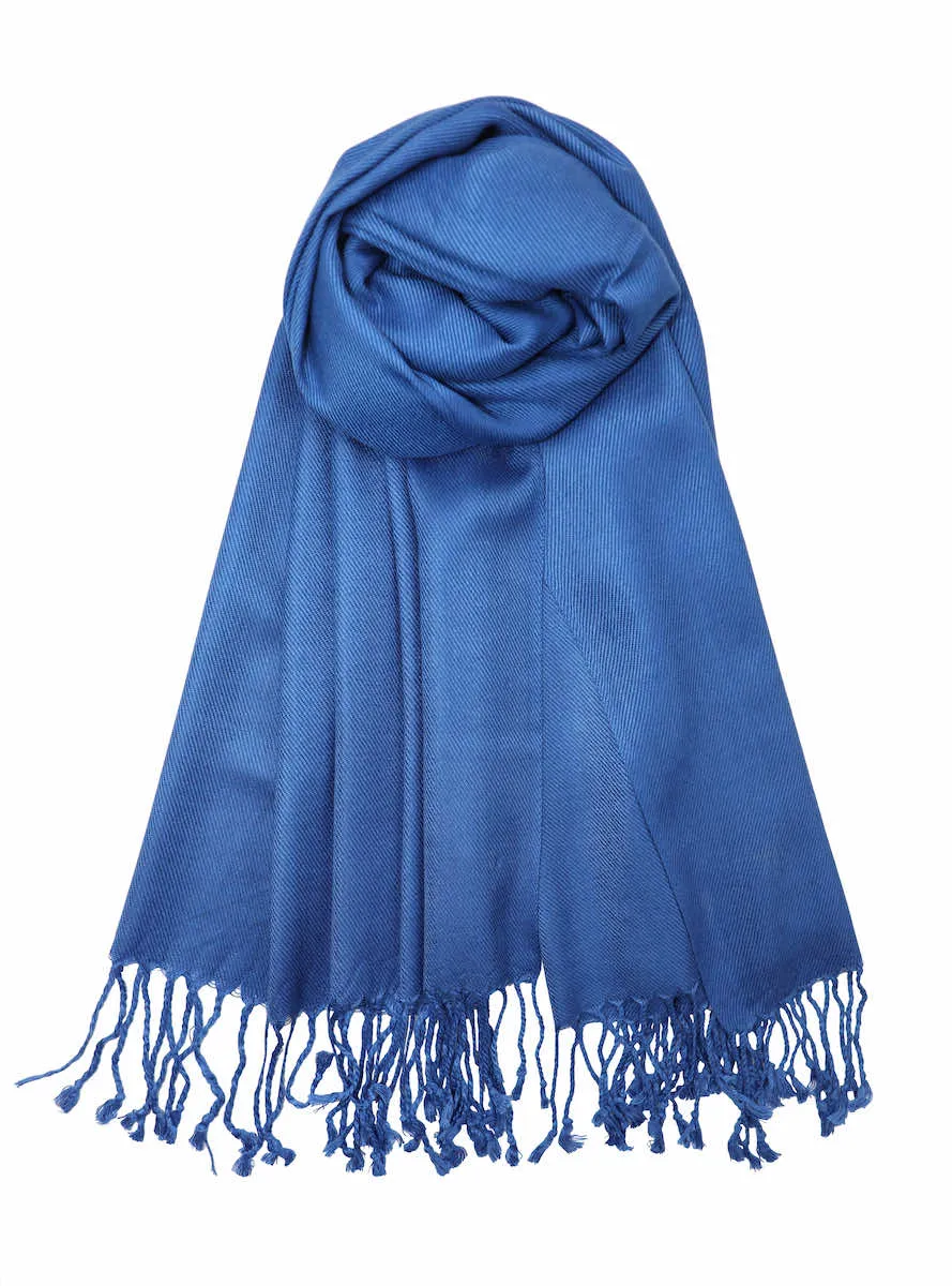 Achillea Large Soft Silky Pashmina Shawl Wrap Scarf in Solid Colors (35 Colors) Group 2