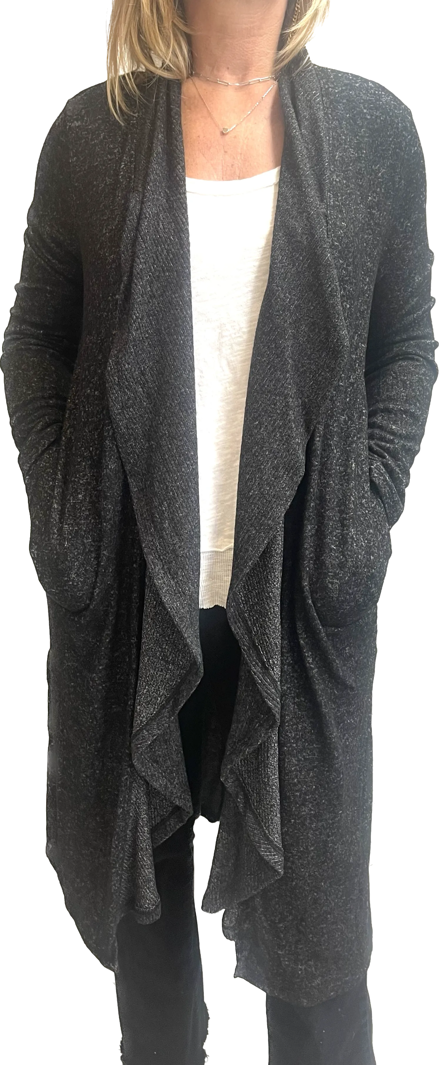 Auden Super Soft Long Drape Cardigan