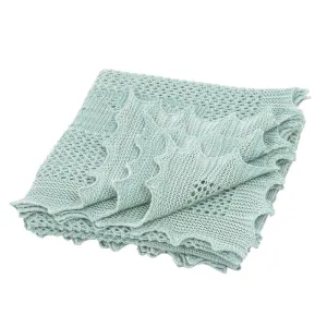 Baby Blanket Wrap Soft Jade 'Apple of My Eye'