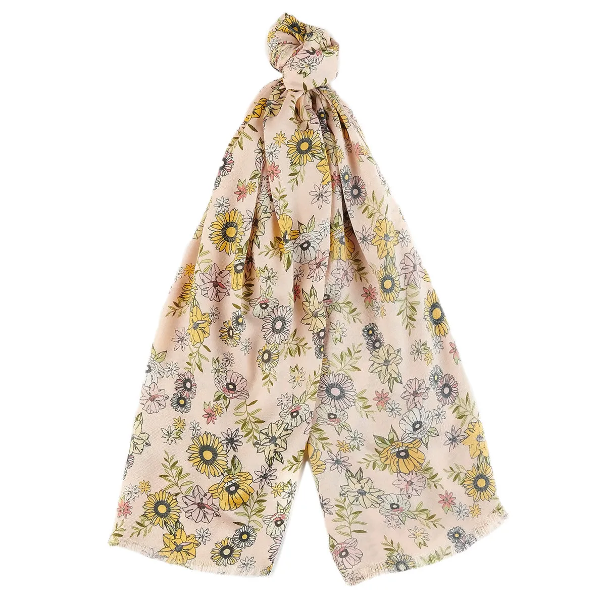 Barbour Oversized Floral Print Wrap