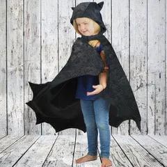 Bat Cape Costume - For Creative Play and Halloween