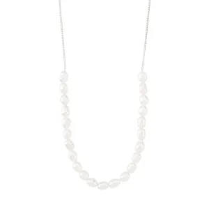 BERTHE pearl necklace silver-plated