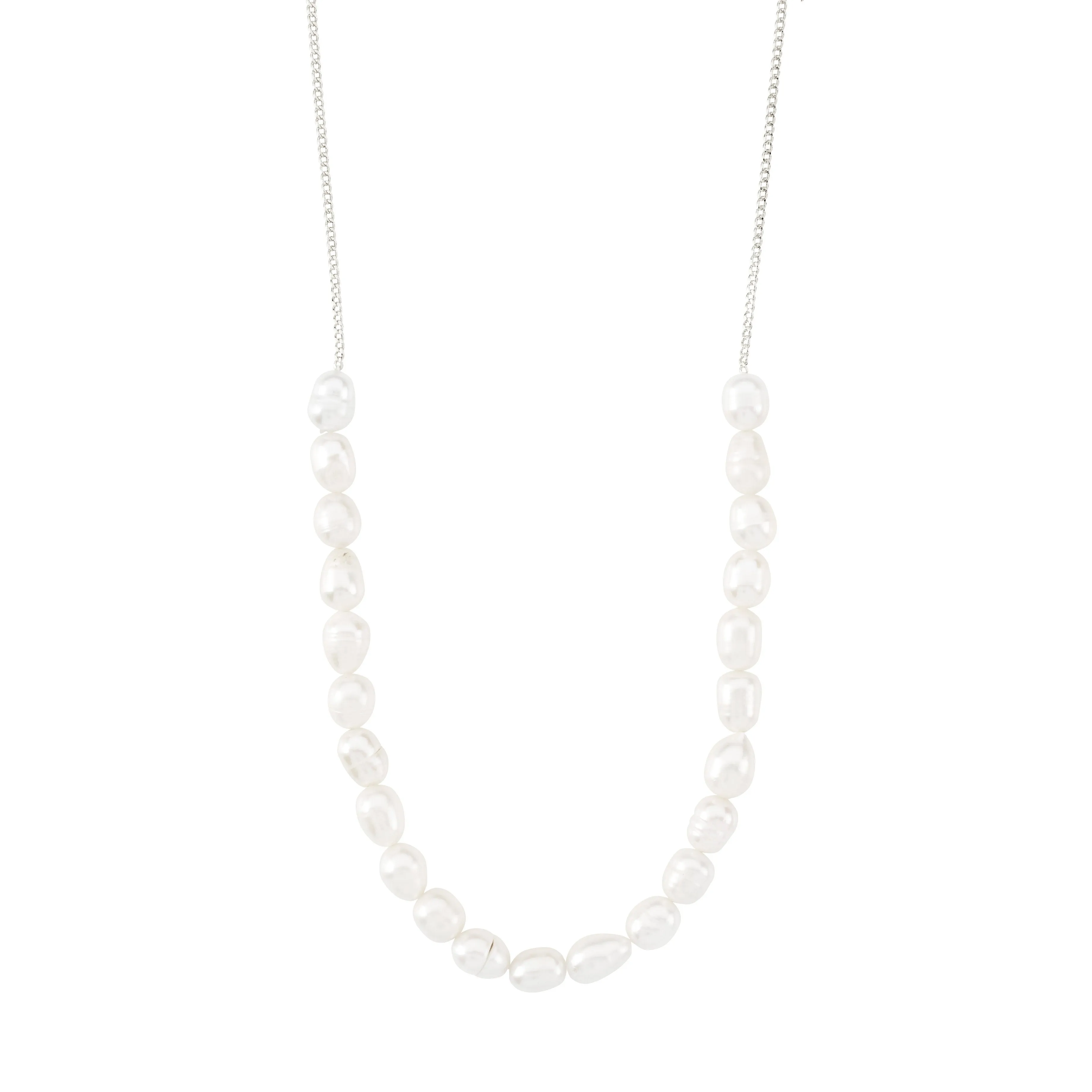 BERTHE pearl necklace silver-plated