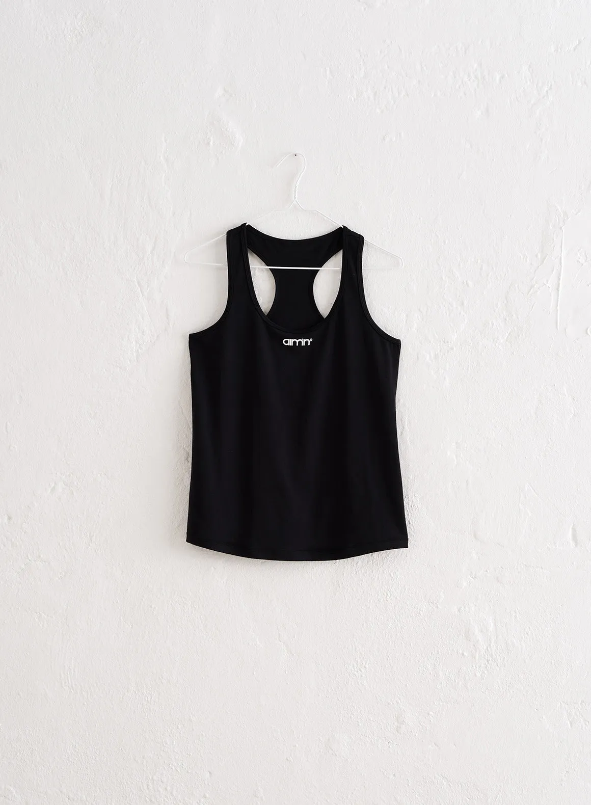 Black Soft Basic Racerback Tank