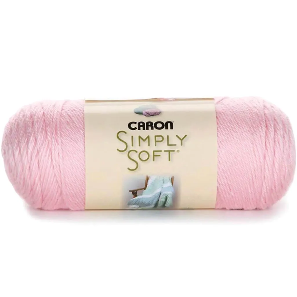 Caron Simply Soft Solids Yarn Soft Pink