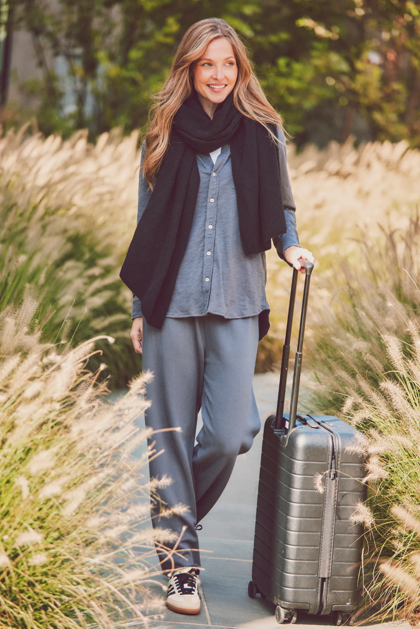 Cashmere Thermal Travel Wrap