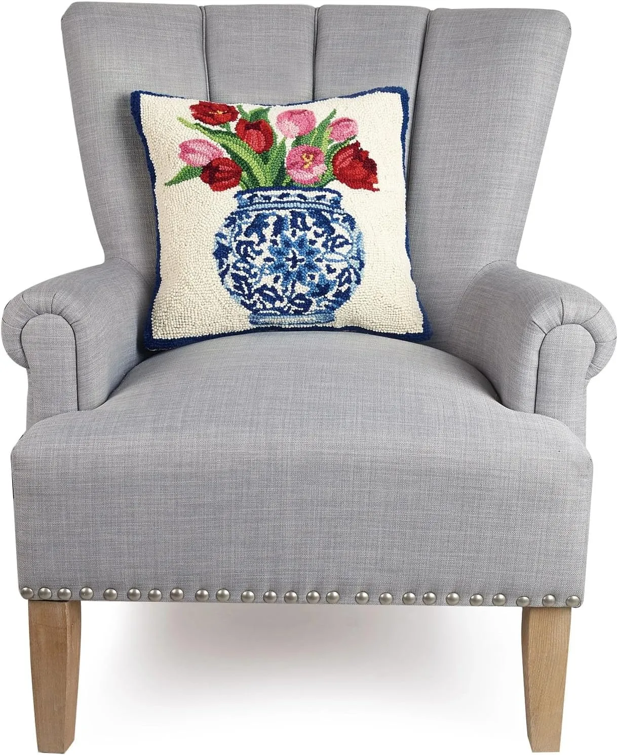 Chinoiserie Tulip Pillow