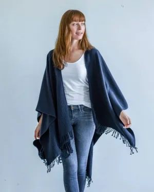 Classic Navy Travel Wrap by Mer Sea