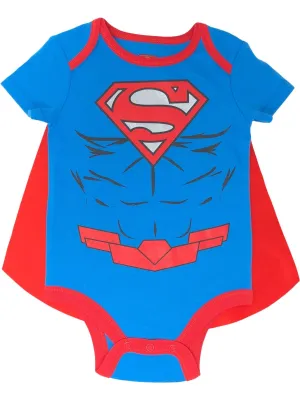 DC Comics Justice League Superman Bodysuit and Cape