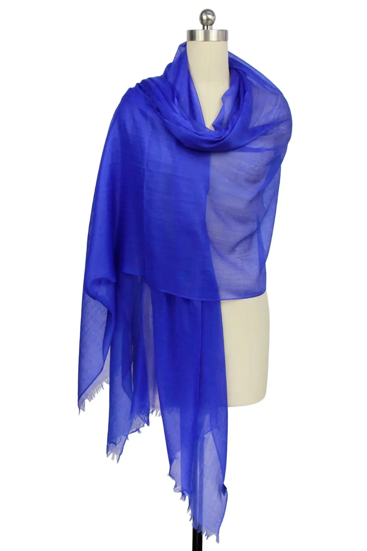 Delicate Solid Cashmere Scarf