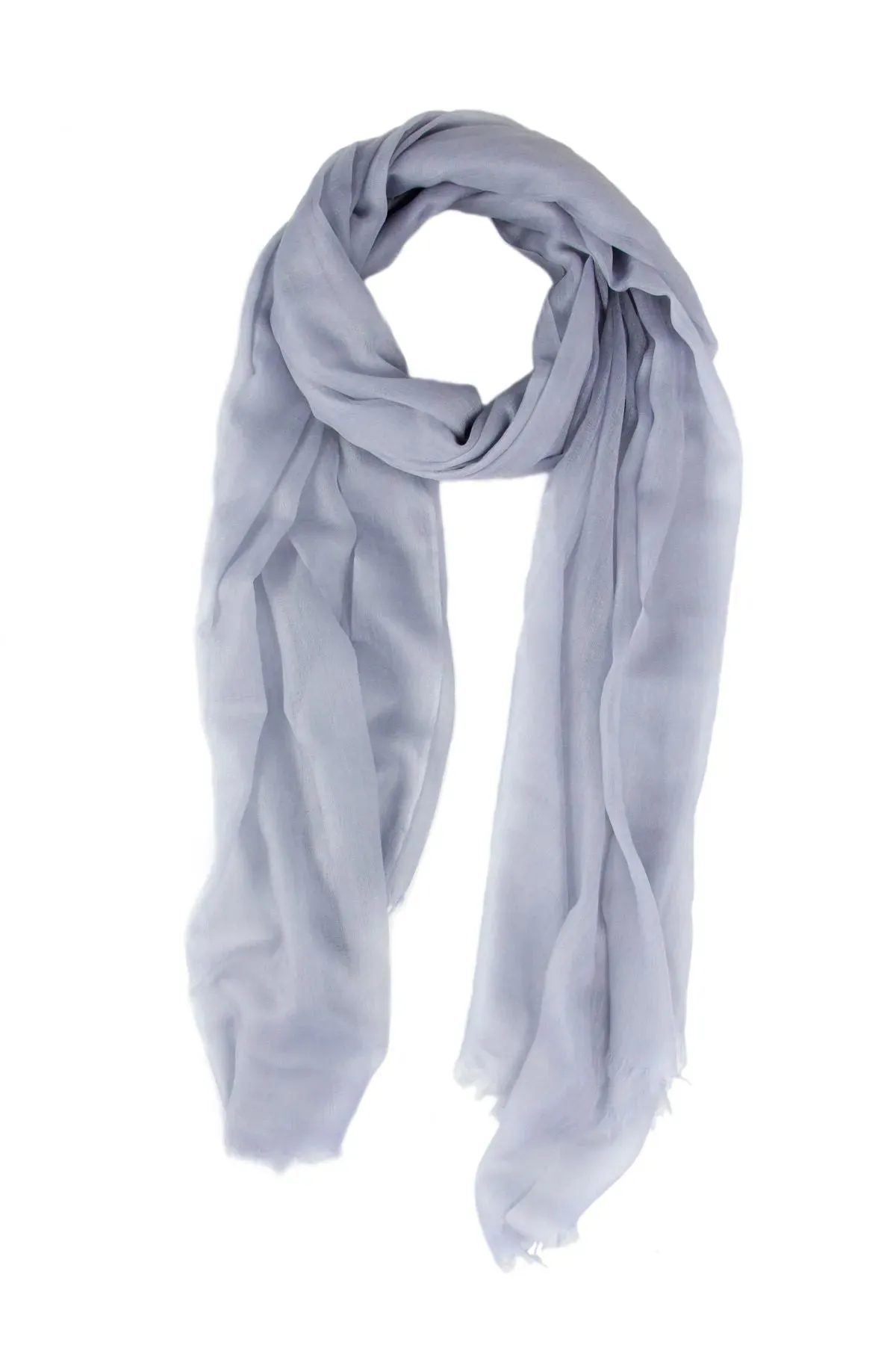 Delicate Solid Cashmere Scarf