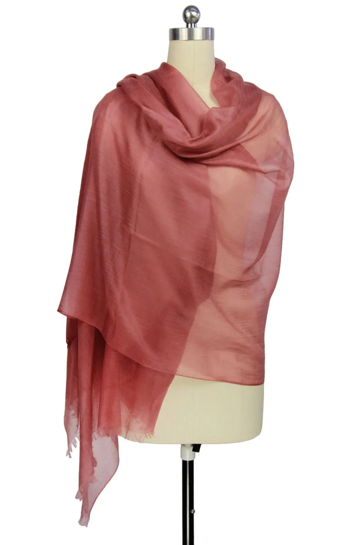 Delicate Solid Cashmere Scarf