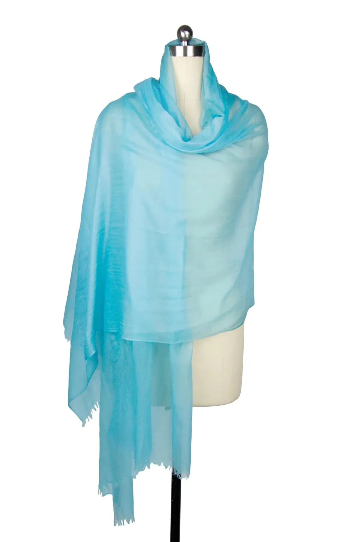 Delicate Solid Cashmere Scarf