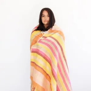 Desert Linen Shawl - Yellow