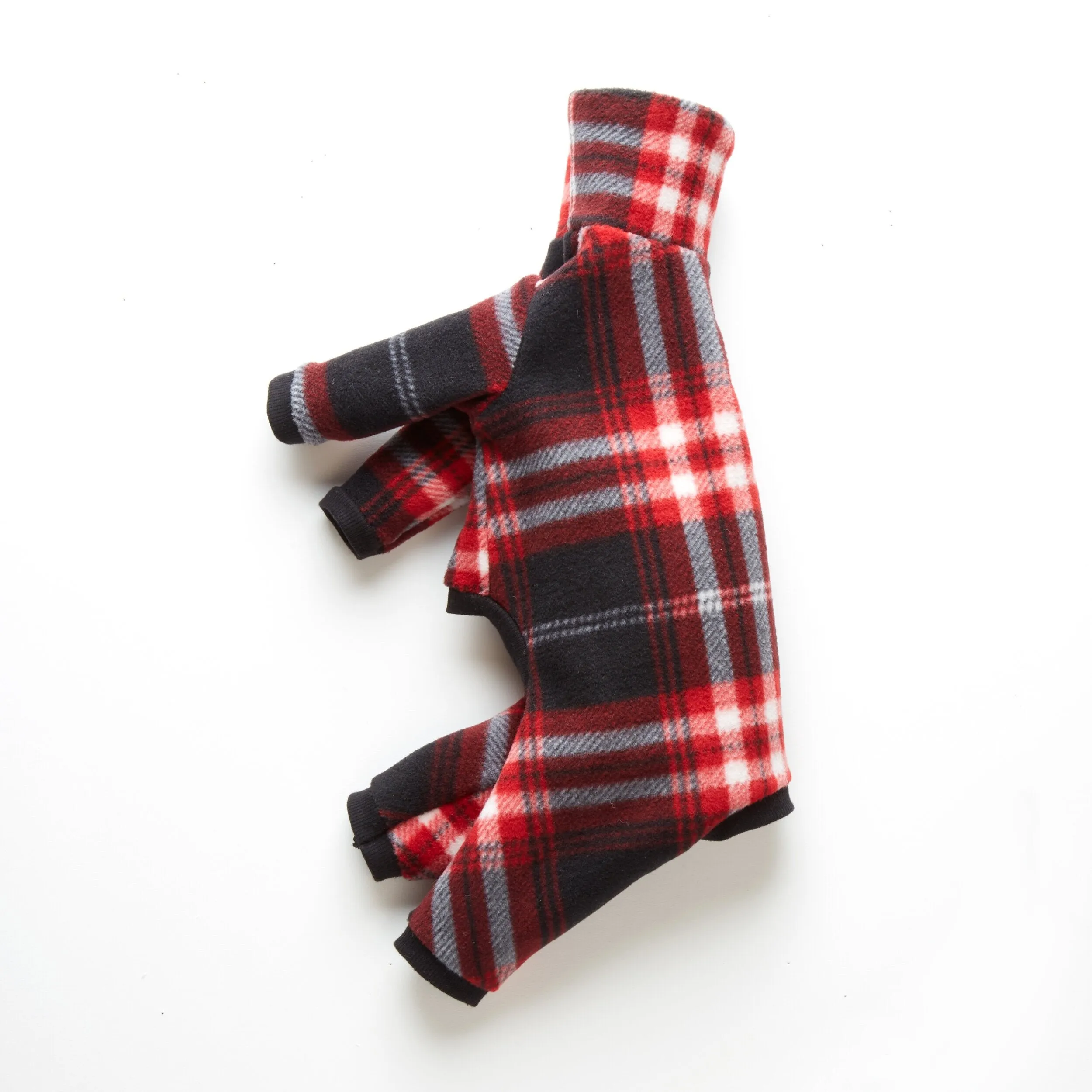 Good Pup Gone Plaid | Dark Red Plaid Doggie Pajamas