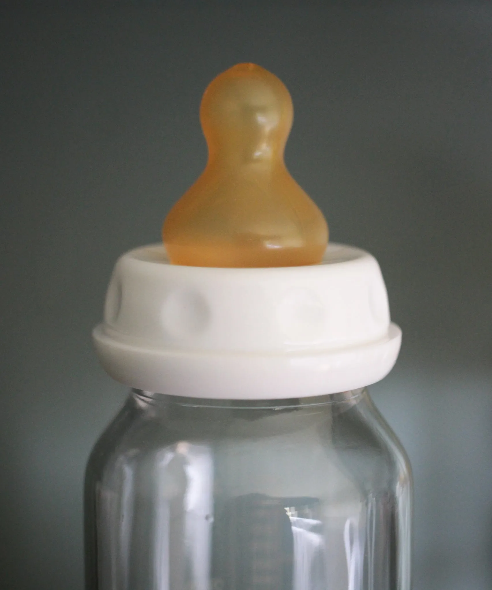 Hevea Standard Neck Baby Bottle Natural Rubber Nipple - 2 Pack