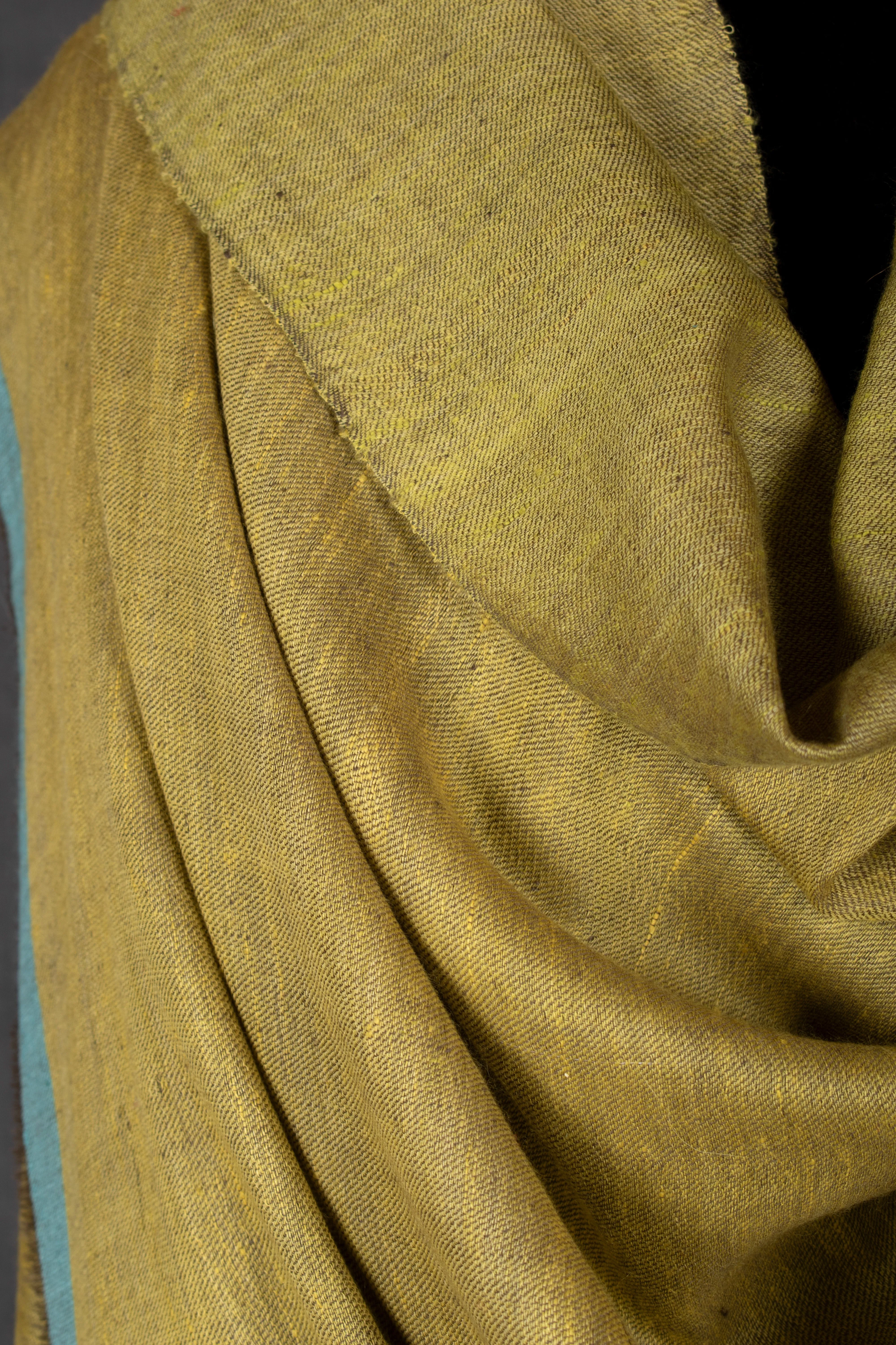 Lemon Yellow Dorukha Pashmina Shawl