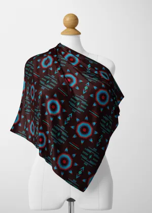 Rising Star Corn Moon Satin Shawl