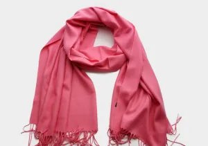 Soft and Warm Pink Winter Woolen Scarf Shawl