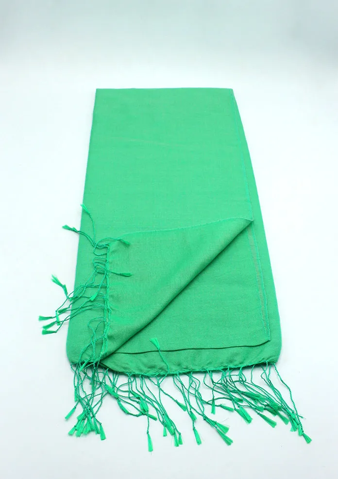 Spring Green Water Pashmina Shawl