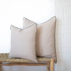 Square Edged Linen Pillow