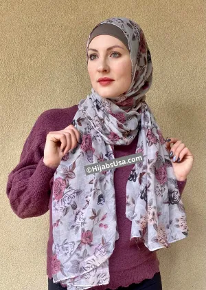 Summer Blossom Hijab/Shawl/Wrap