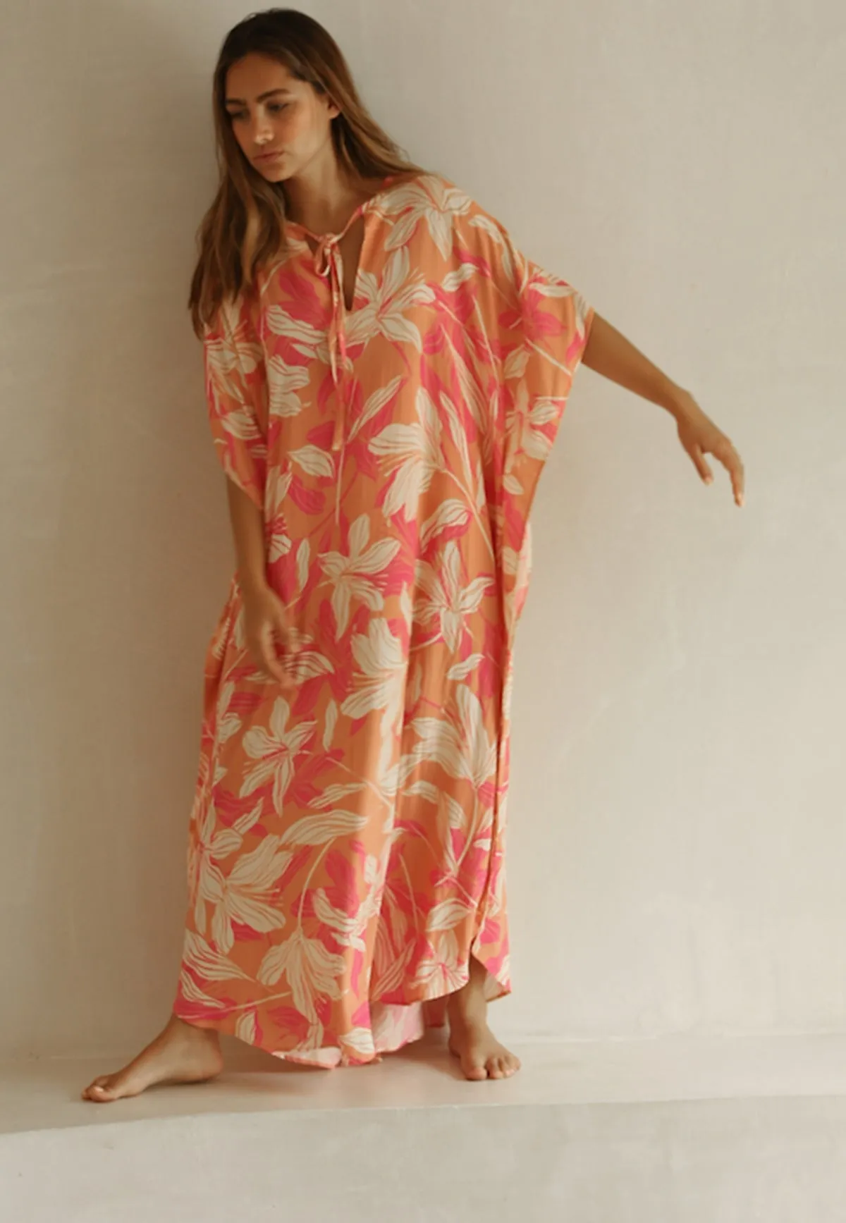 The Apéro Caftan in Saturday Pink Lily