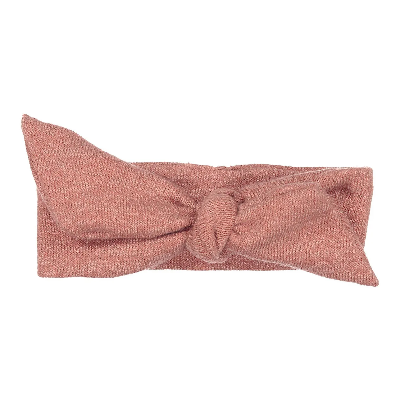 Wrap Bow Headwrap // Blush KNIT