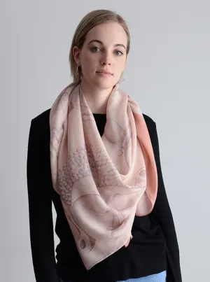 Wrap Yourself in Buddha Luxe Silk Wool Pink