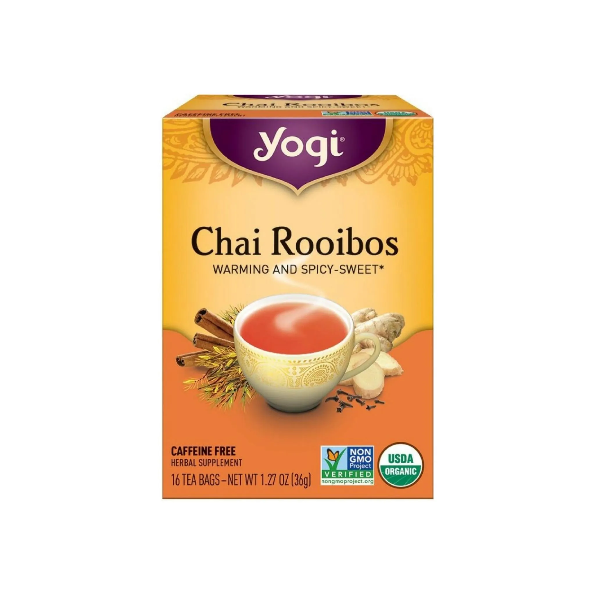 Yogi Herbal Teas, Chai Rooibos 16 ea